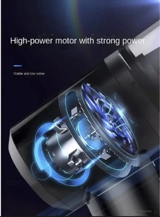 3 in 1 Portable Vaccum cleaner With LED Light-Wet and Dry (With Box)