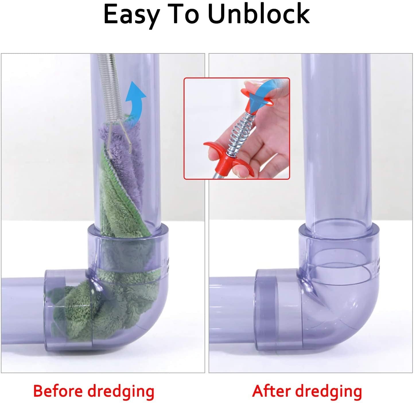 Flexible Drain Cleaning Grabber Tool