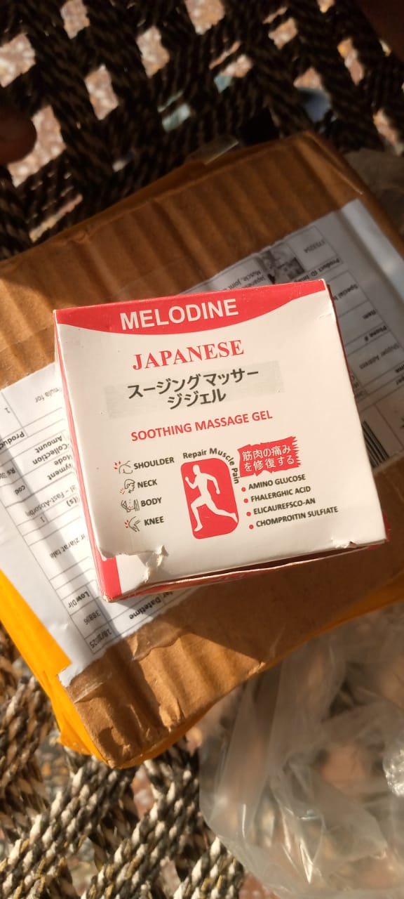 Japanese Formula Soothing Massage Gel for Joint & Muscle Pain Relief – Arnica, Mugwort, Hyaluronic Accid – Back, Neck, Knee & Leg Massage Balm – 100% Herbal Fast Absorption Formula