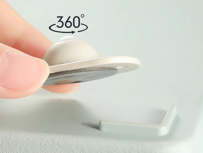 360° Self-Adhesive Caster Wheels – Universal Furniture & Storage Box Rollers