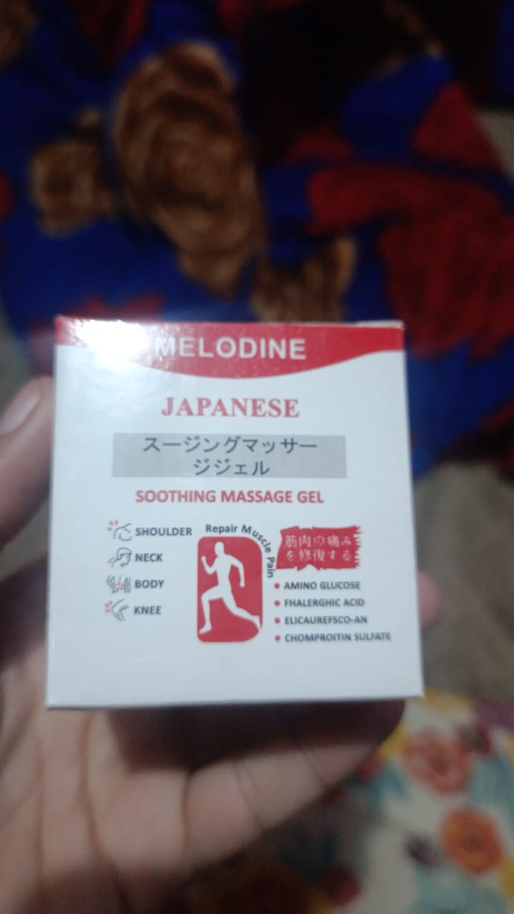 Japanese Formula Soothing Massage Gel for Joint & Muscle Pain Relief – Arnica, Mugwort, Hyaluronic Accid – Back, Neck, Knee & Leg Massage Balm – 100% Herbal Fast Absorption Formula